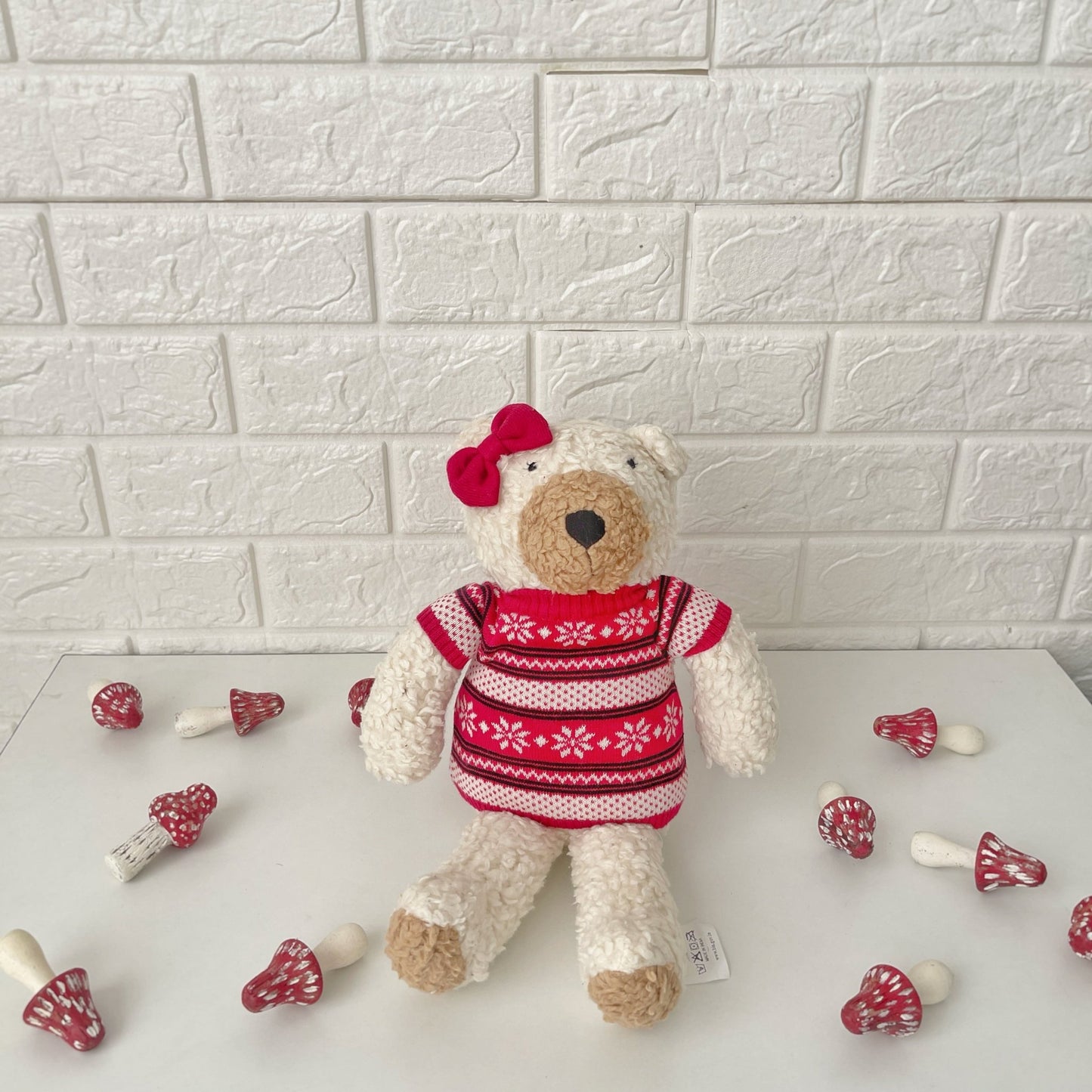 Christmas Teddy Bear Knitted Soft Toy - iROCHiSoft Toy