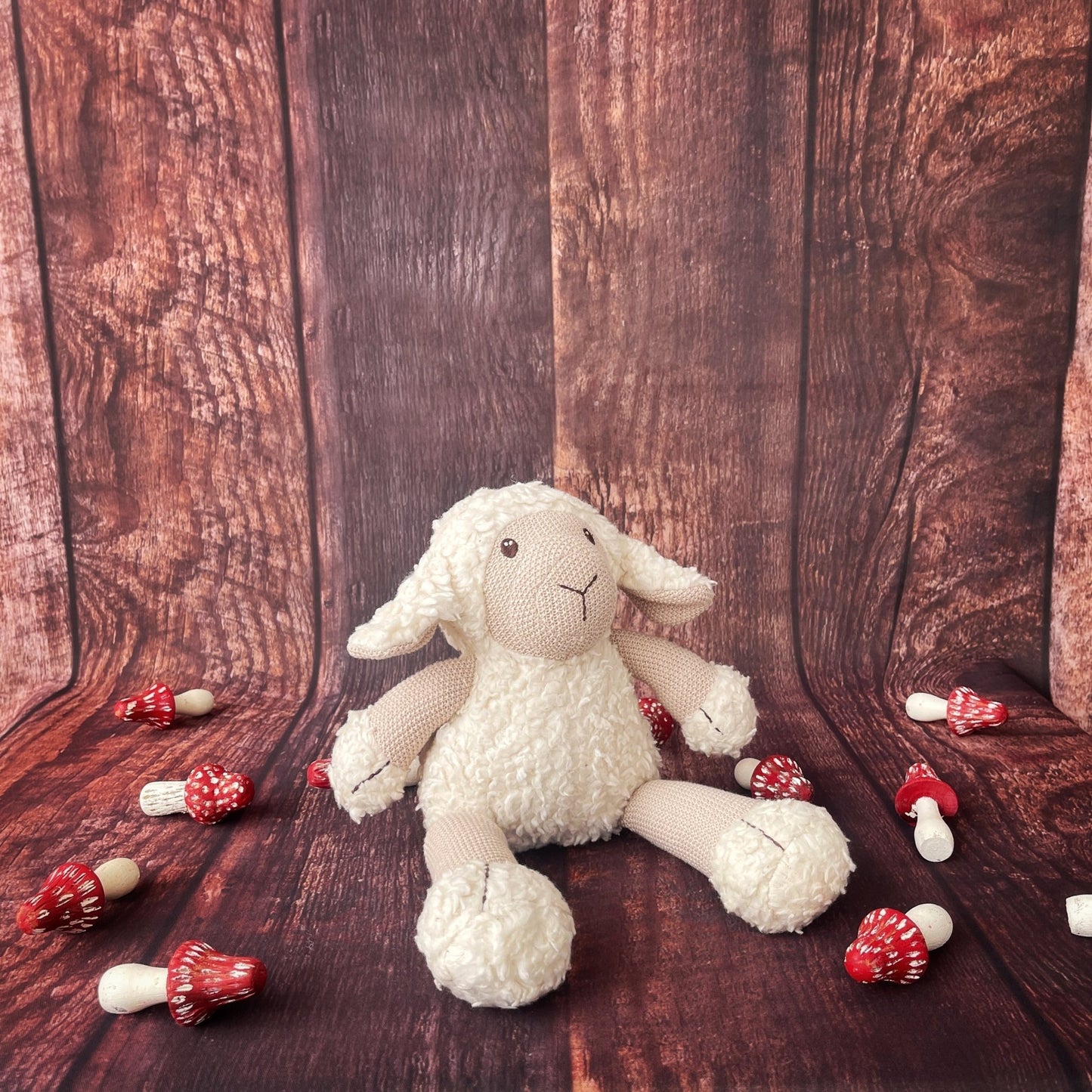 Cuddly Sheep Knitted Stuffed Soft Toy - iROCHiSoft Toy
