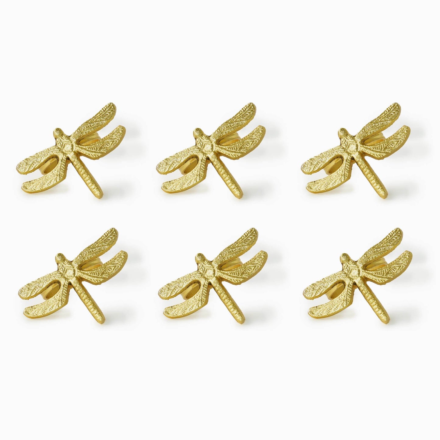 Golden Dragonfly Napkin Ring Set - iROCHiNapkin Ring