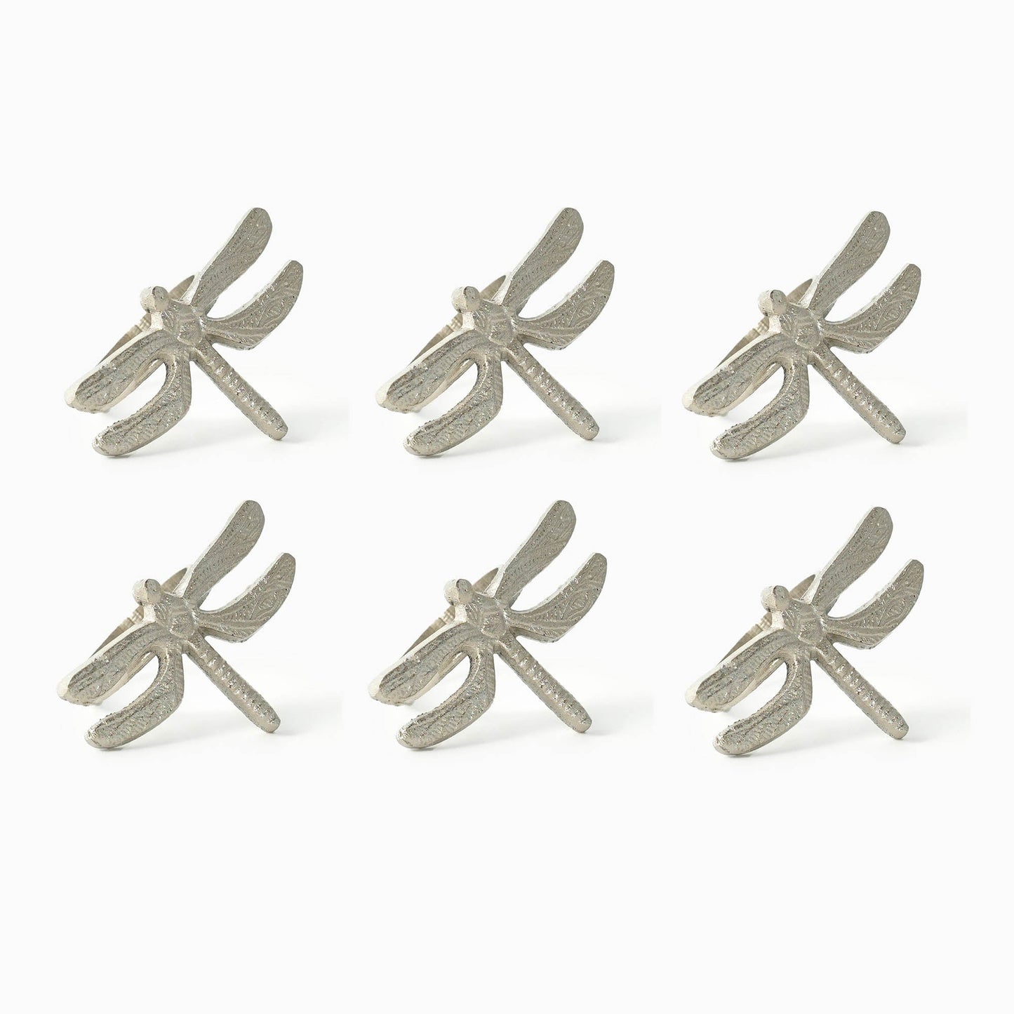Silver Dragonfly Napkin Ring Set - iROCHiNapkin Ring