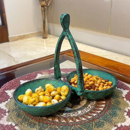 Antique Green Dual Tray - iROCHi