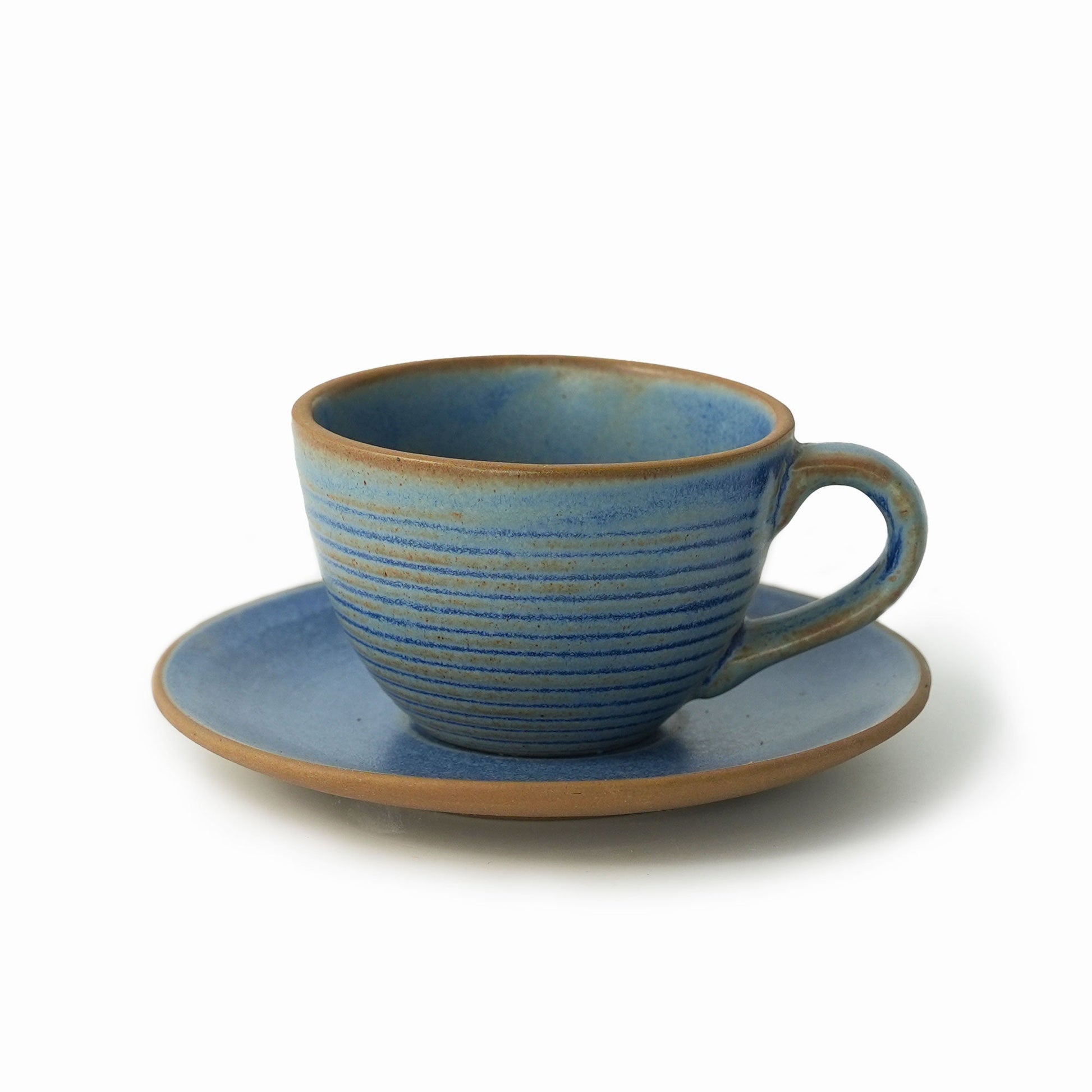Berry Blue Cup and Saucer set - iROCHiMugs