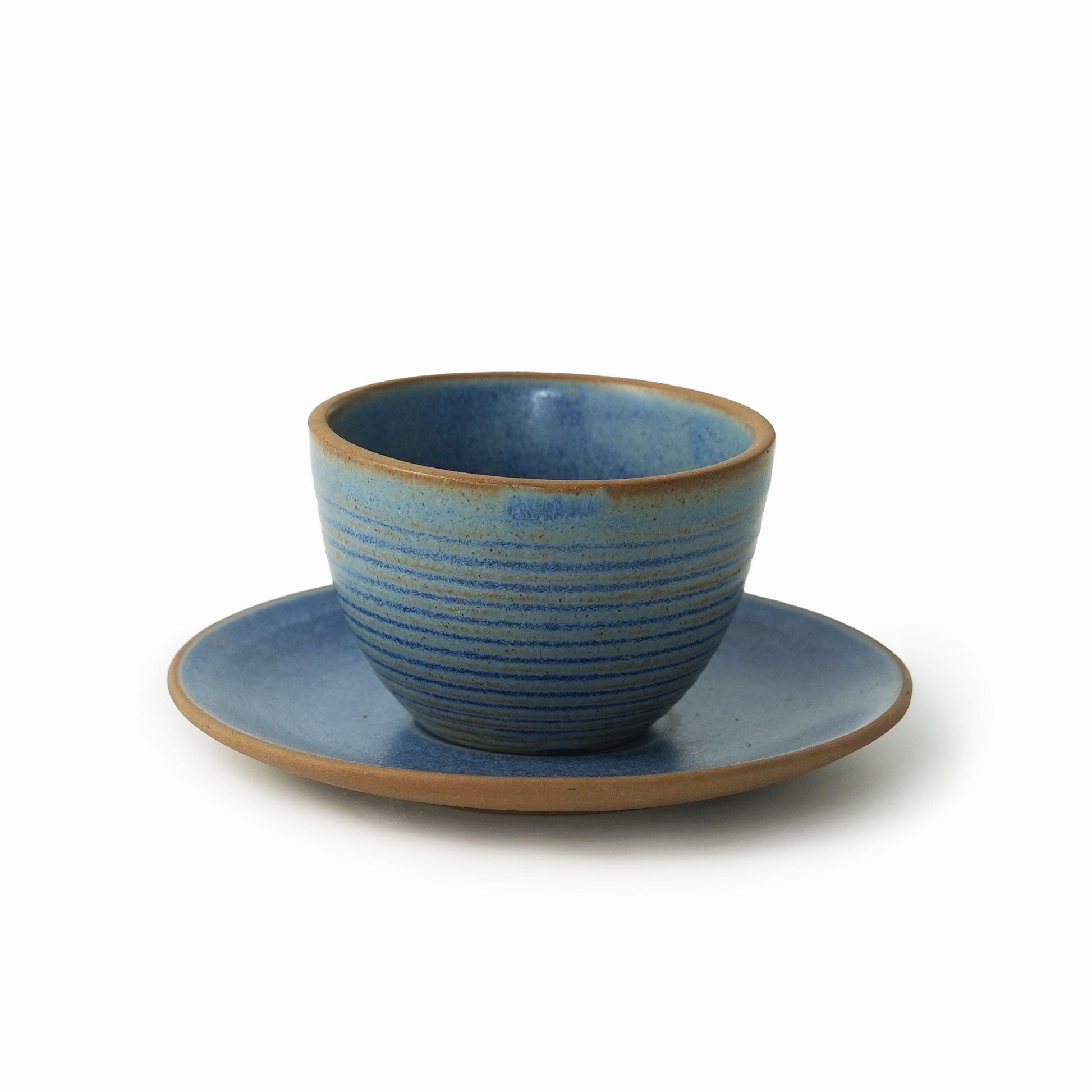 Berry Blue Cup and Saucer set - iROCHiMugs