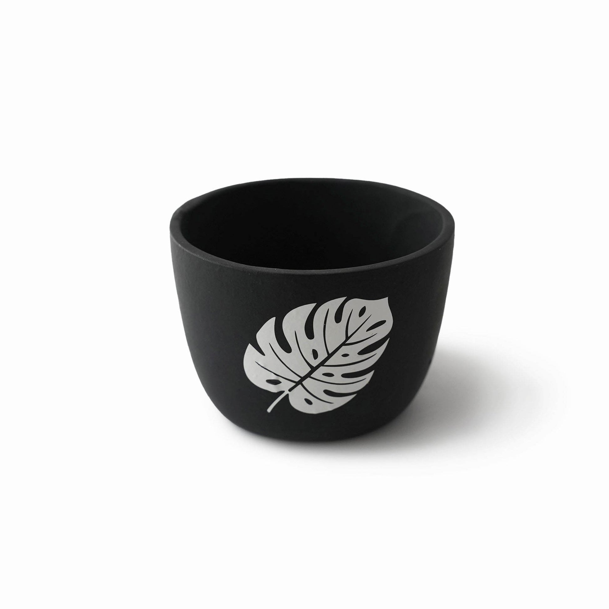 Black Leaf Small Planter - iROCHiDesigner Pot
