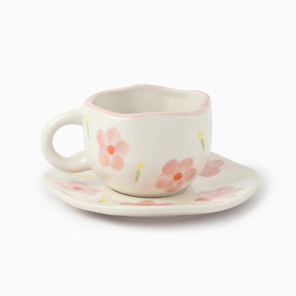 Blossom Tea Cup and Saucer Set - iROCHiMugs