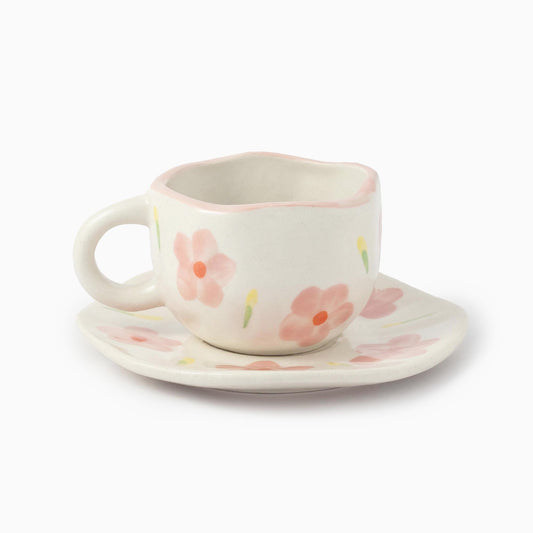 Blossom Tea Cup and Saucer Set - iROCHiMugs