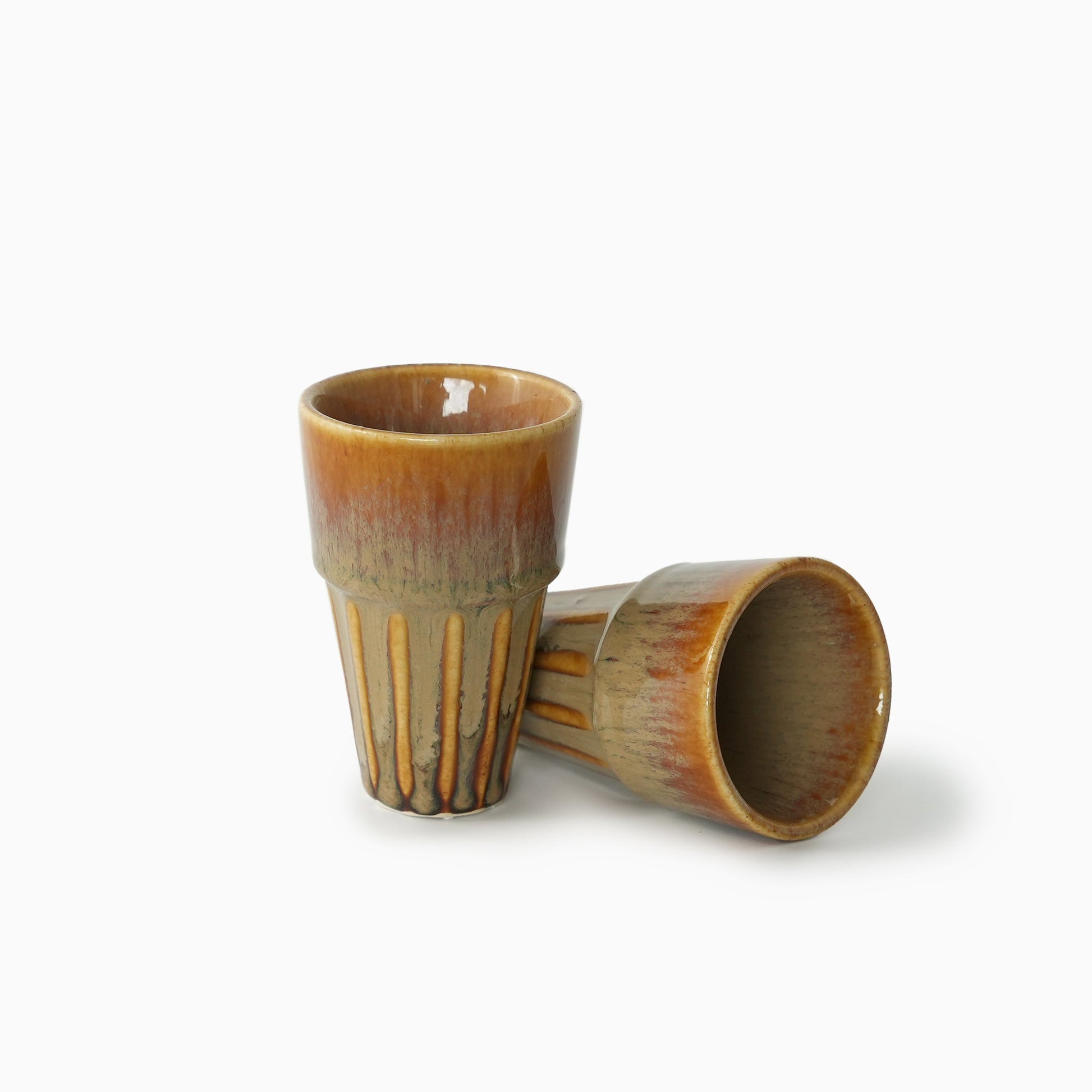Caramel Tea Glasses set of 2 - iROCHi