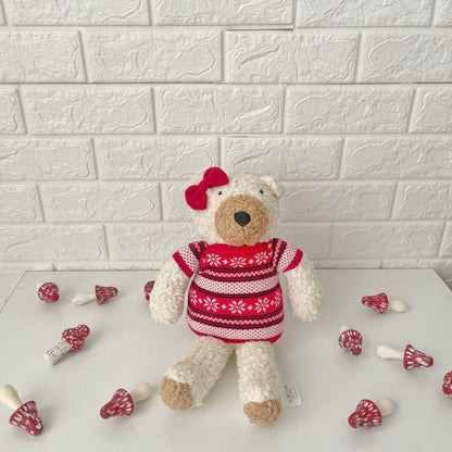 Christmas Teddy Bear Knitted Soft Toy - iROCHiSoft Toy