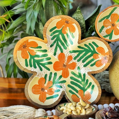 Flower Wooden Platter - iROCHiPlatter