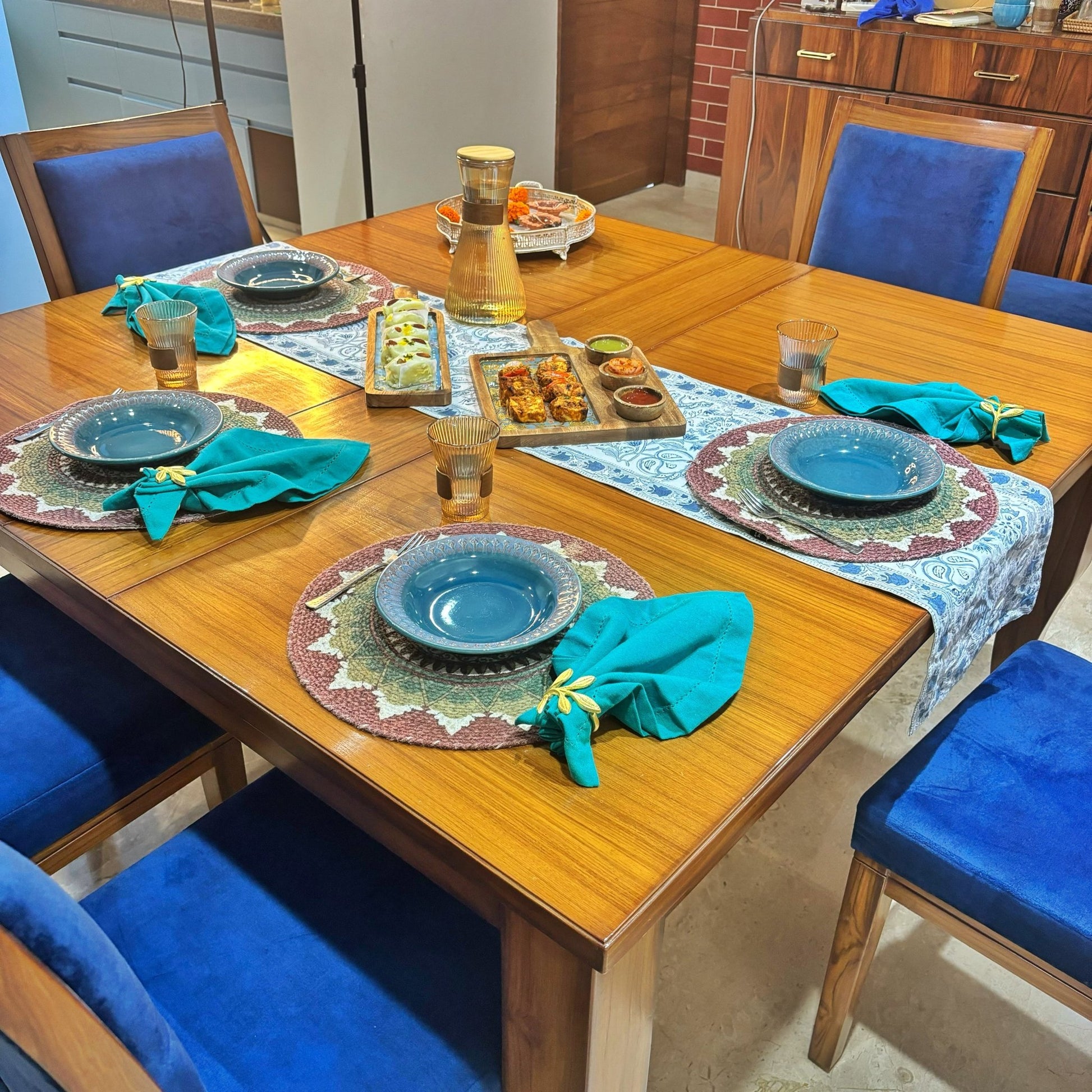 Green Arabic Pasta Plate - iROCHiPlates