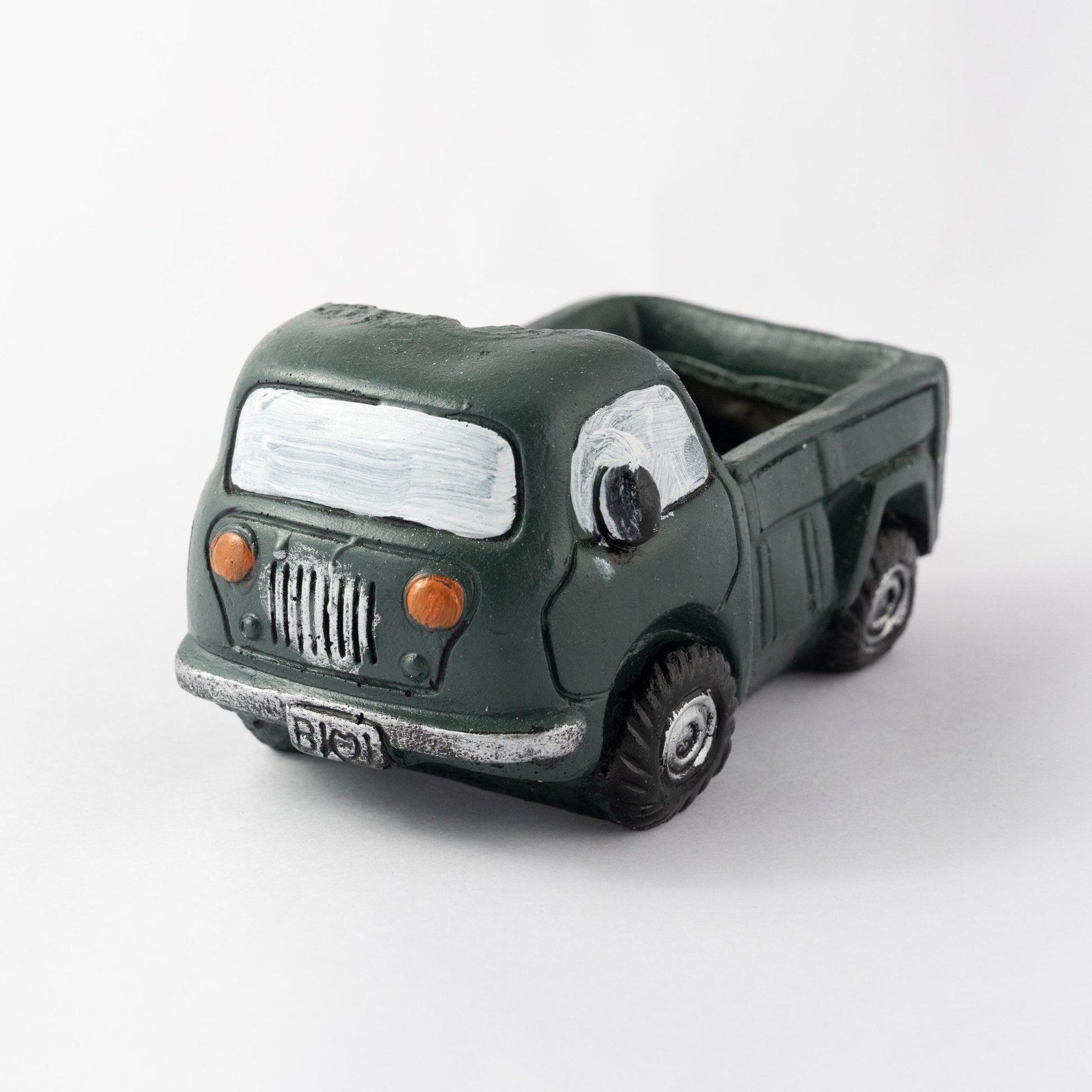 Green Resin Truck Planter - iROCHiResin Pot