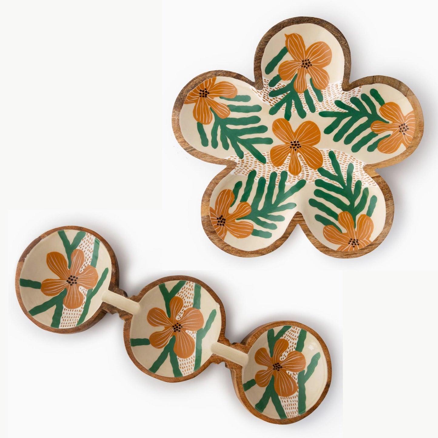 Island Wooden Serving Platter Set - iROCHi