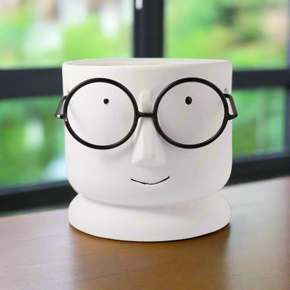 Nerdy Face Planter - iROCHiDesigner Pot