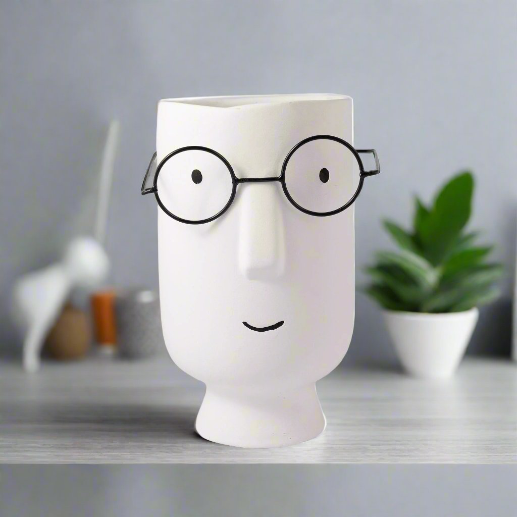 Nerdy Face Planter - iROCHiDesigner Pot