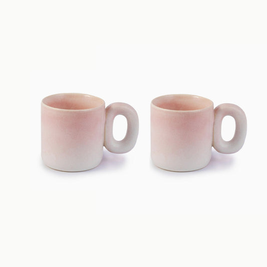 Rosy Rose Coffee Mug - Set of 2 - iROCHiMugs