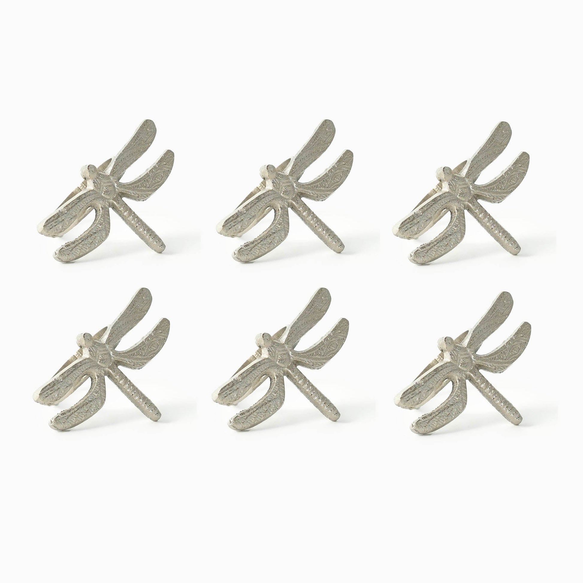 Silver Dragonfly Napkin Ring Set - iROCHiNapkin Ring